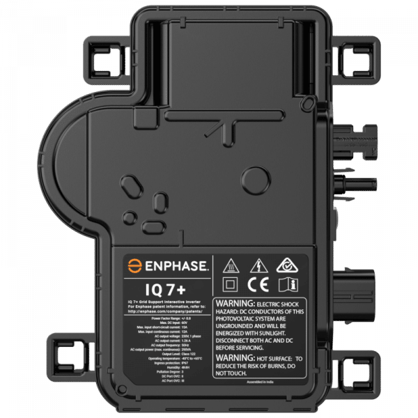 Enphase Micro Omvormers Fase Systeem Een Omvormer Per Paneel Stralendgroen