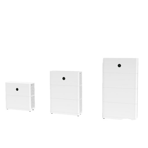 Verschillende configuraties van de Growatt APX HV thuisbatterij met 5kWh, 10kWh en 15kWh opslagcapaciteit.