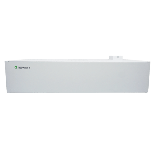 Vooraanzicht van Growatt AXE 5.0L Low Voltage batterijmodule