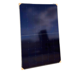 LONGi Solar Hi-Mo6 430wp All Black zonnepaneel, met volledig zwart ontwerp en HPBC-technologie.